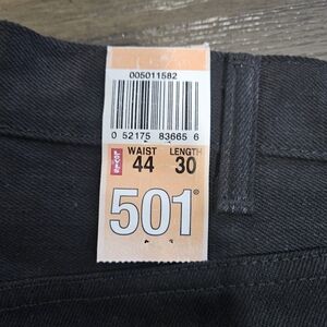 Levi's 501 Black Jeans